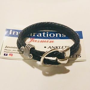 Leather bracelets. $15 each.